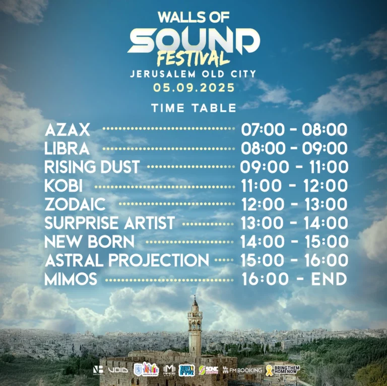 למרגלות מגדל דוד Walls of Sound